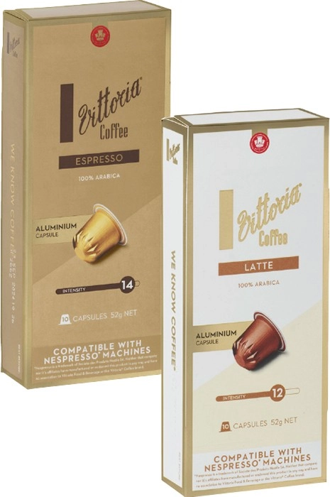 Vittoria Nespresso Compatible Coffee Capsules 10 Pack