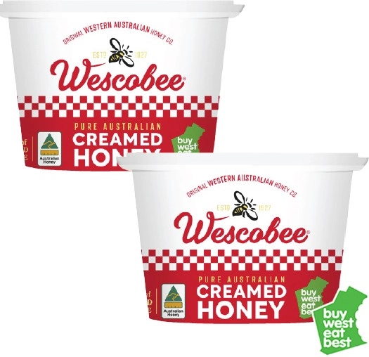 Wescobee Creamed Honey 375g