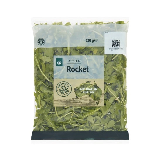 Woolworths Australian Baby Leaf Rocket 120g Pack