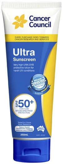 Cancer Council Ultra Sunscreen SPF50+ 250mL^^