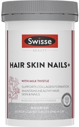 Swisse Beauty Hair Skin Nails+ Tablets 100 Pack^