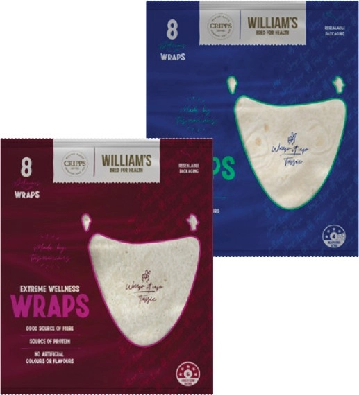 William's Wraps 8 Pack