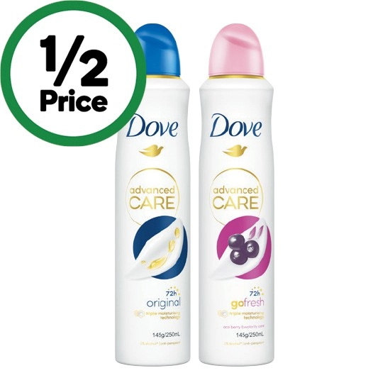 Dove Advanced Care Antiperspirant Deodorant 72h 250ml