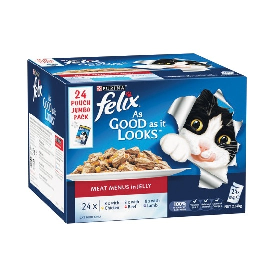 Felix Wet Cat Food Pk 24 x 85g