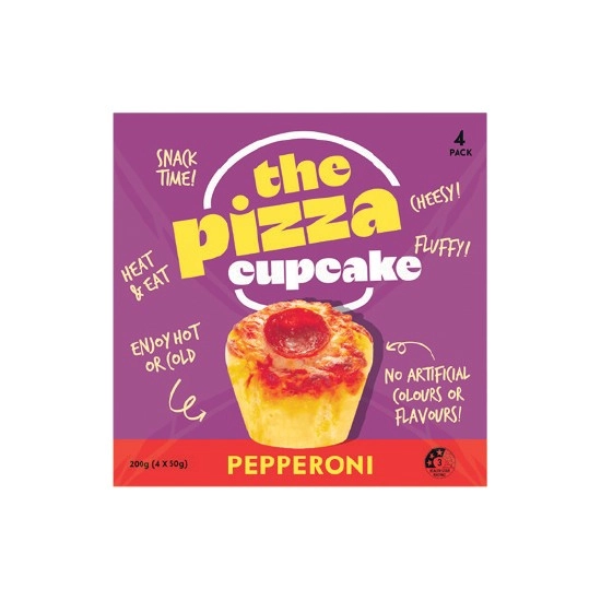 The Pizza Cupcake 200g Pk 4