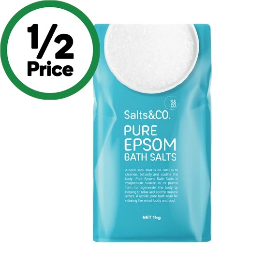 Salts & Co. Pure Epsom Bath Salts 1 kg