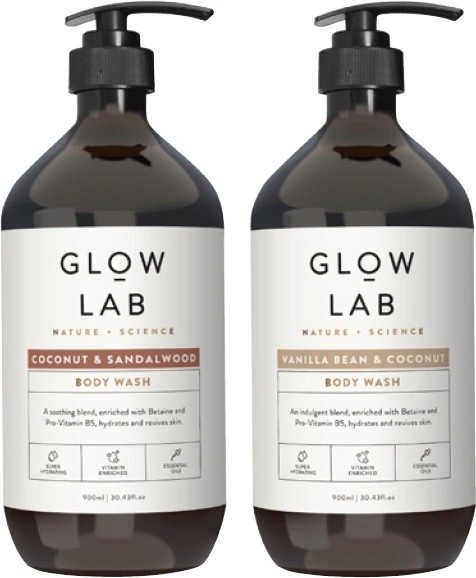 Glow Lab Body Wash 900mL