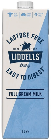 Liddells Lactose Free Milk 1 Litre