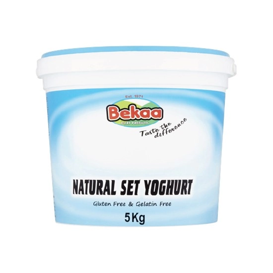 Bekaa Natural Set Yoghurt 5 kg – From the Fridge