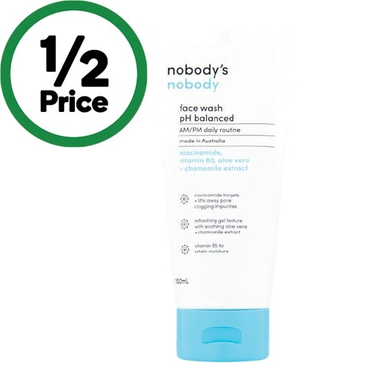 Nobody’s Nobody Face Wash pH Balanced 150ml