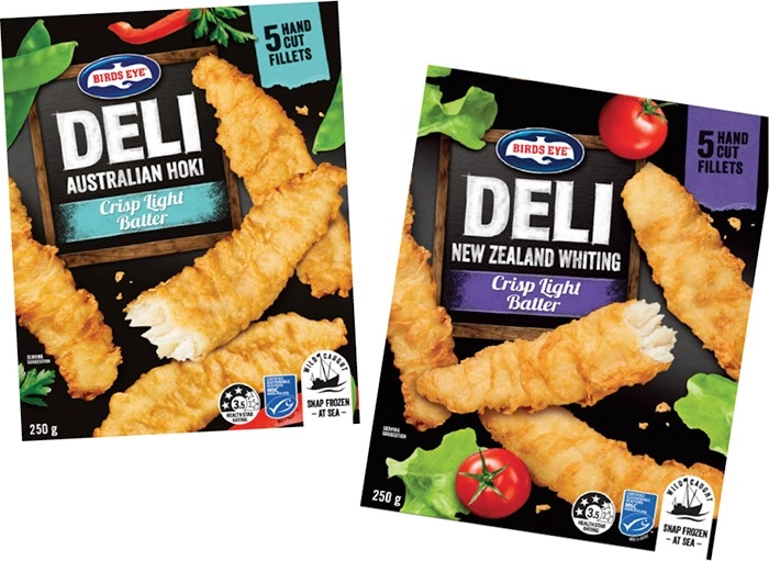 Birds Eye Deli Crispy Light Batter Fish 250g