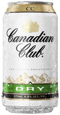 Canadian Club & Dry Cans 6x375mL