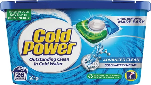 Cold Power Laundry Capsules 26 Pack