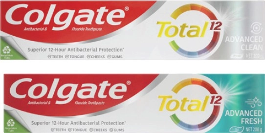 Colgate Total Advanced Antibacterial Toothpaste 200g