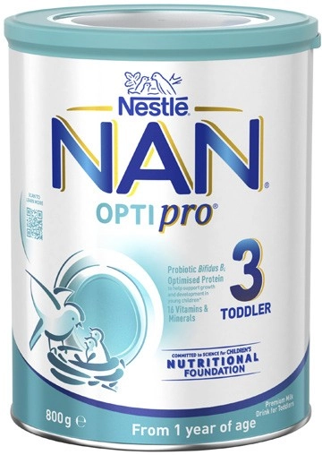 Nestlé NAN Optipro Stage 3 Toddler Milk Drink 800g