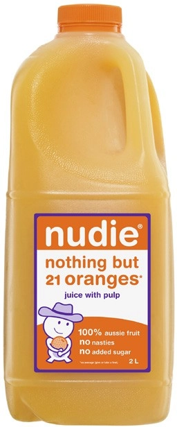 Nudie Juice Orange 2 Litre