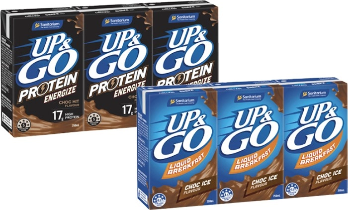 Sanitarium Up&Go Liquid Breakfast 3x250mL