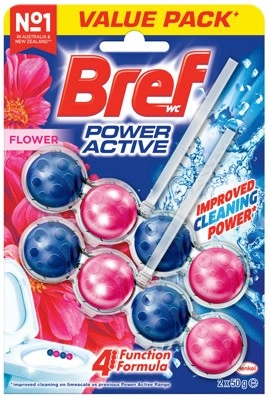 Bref Rim Block Toilet Cleaner 2 Pack Selected Varieties