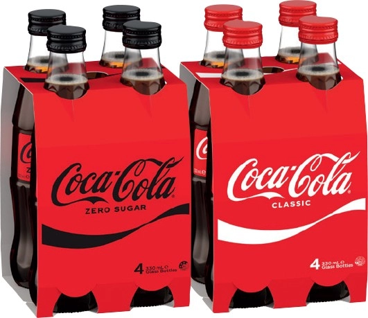 Coca‑Cola 4x330mL Selected Varieties