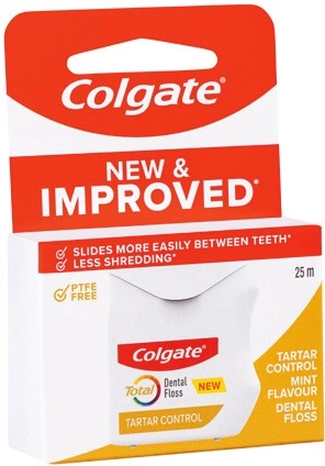 Colgate Total Tartar Control Dental Floss 25m