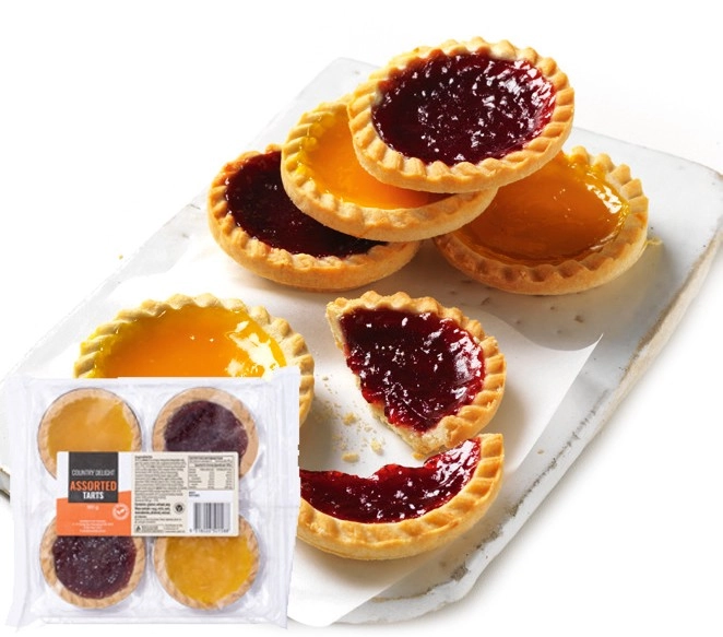 Country Delight Tarts 4 Pack Selected Varieties