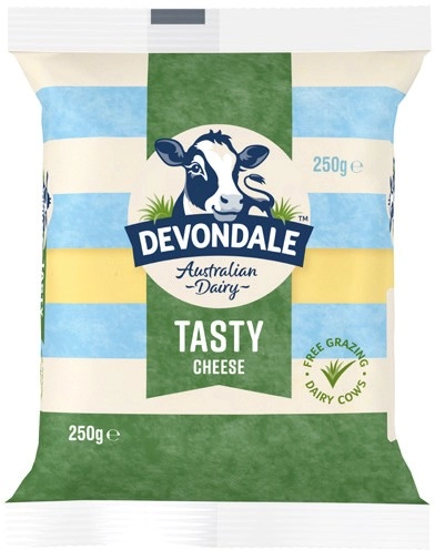 Devondale Tasty or Colby Cheese Block 250g