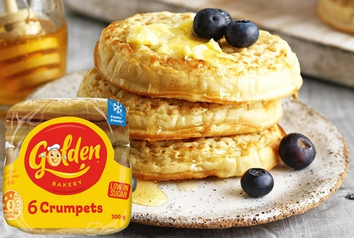 Golden Crumpet Rounds 6 Pack Selected Varieties