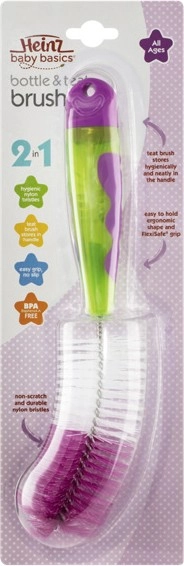 Heinz Baby Basics Bottle & Teat Brush 1 Pack