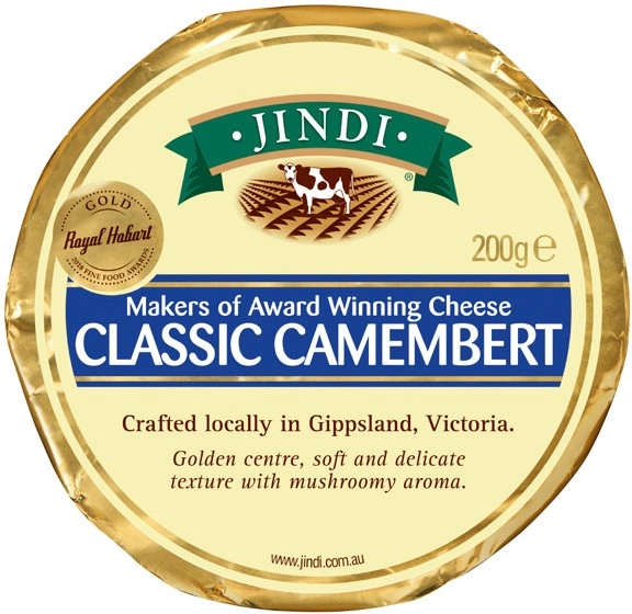 Jindi Camembert or Brie 180‑200g Selected Varieties