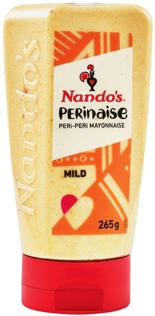 Nando’s Perinaise Peri-Peri Mild or Hot Mayonnaise 265g