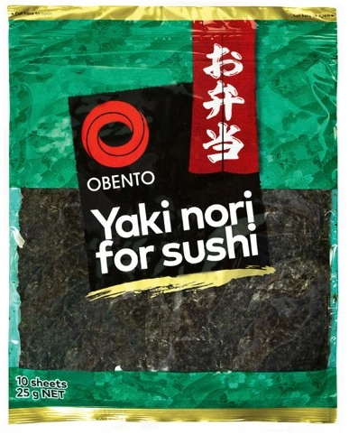 Obento Yaki Nori For Sushi 10 Sheets