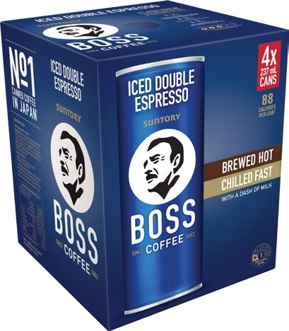 Suntory Boss Coffee 4x237mL Selected Varieties