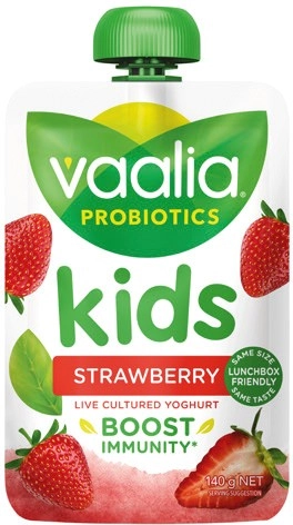 Vaalia Kids Probiotics Yoghurt 140g Selected Varieties