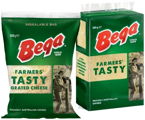 Bega Cheese Block or Grated Cheese 500g Selected Varieties