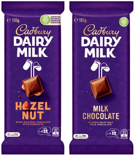 Cadbury Chocolate Block 150‑190g Selected Varieties