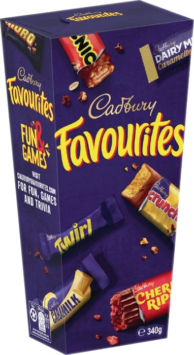 Cadbury Favourites 336‑340g Selected Varieties