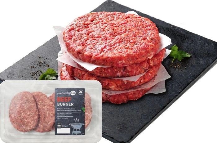 Community Co BBQ Beef Burgers 500g