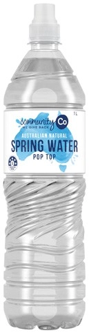 Community Co Spring Water Pop Top 1 Litre