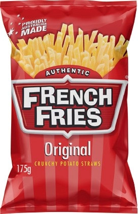 French Fries or Samboy Potato Chips 175g Selected Varieties