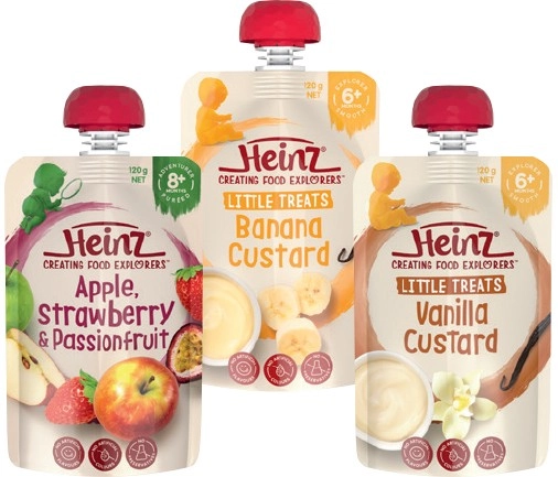 Heinz Baby Food Pouches 120g Selected Varieties