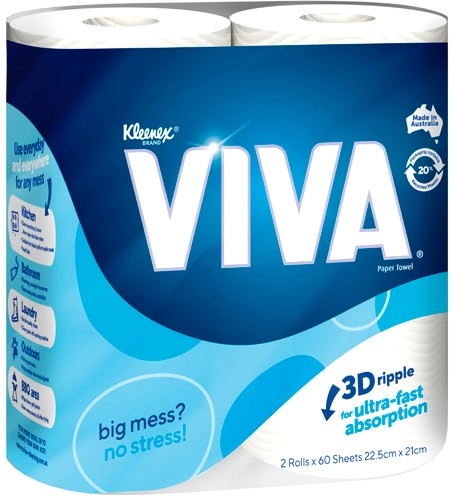 Kleenex Viva Paper Towels 2 Pack Selected Varieties