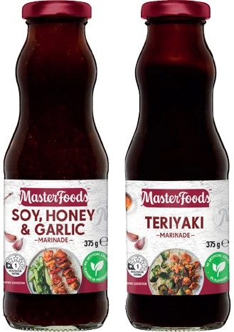 MasterFoods Marinade 375g Selected Varieties