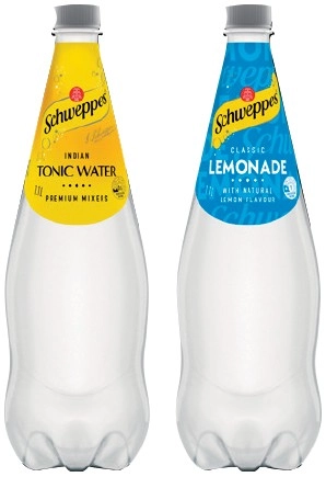 Schweppes Mixers, Soft Drink or Natural Mineral Water 1.1 Litre Selected Varieties