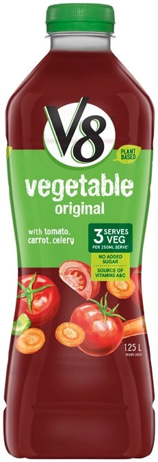 V8 Fruit & Vegetable Juice 1.25 Litre Selected Varieties