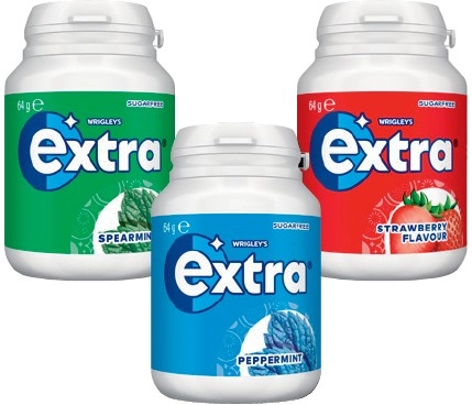 Wrigley’s Extra Gum 64g, Extra White 67g or Extra Eclipse 93g Selected Varieties