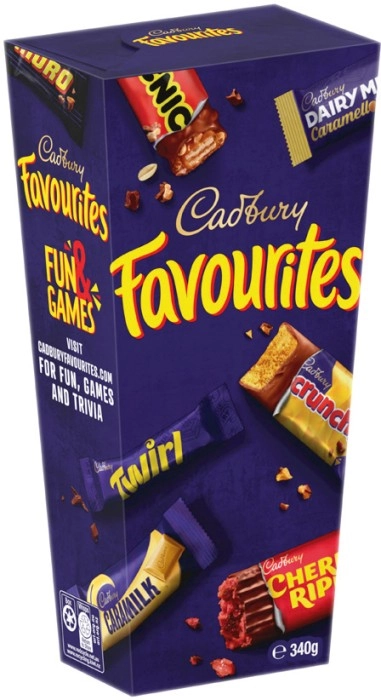 Cadbury Favourites 336‑340g Selected Varieties