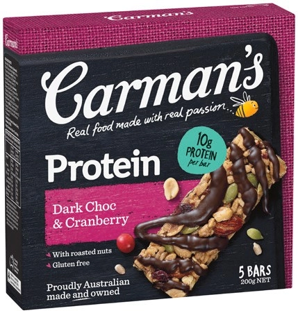 Carman's Protein Bars 5 Pack Selected Varieties