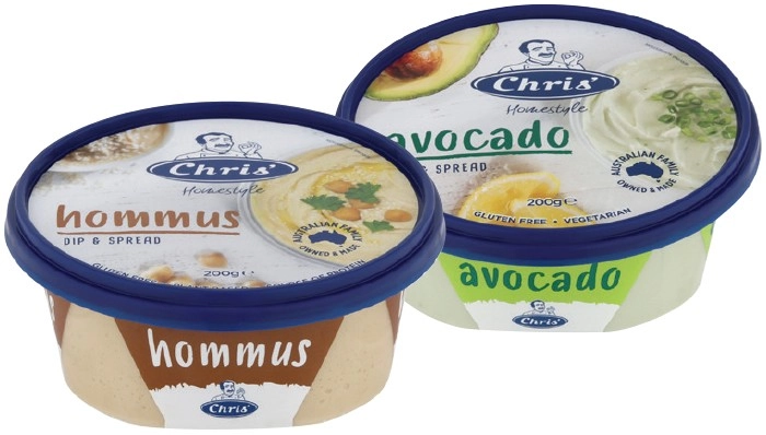 Chris' Homestyle Dip 200g Selected Varieties