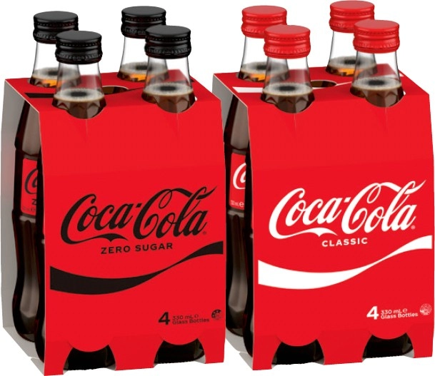 Coca‑Cola 4x330mL Selected Varieties