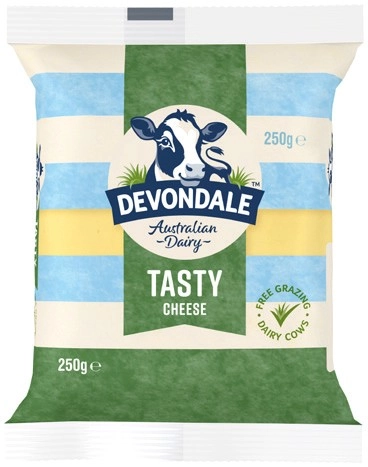 Devondale Tasty or Colby Cheese Block 250g